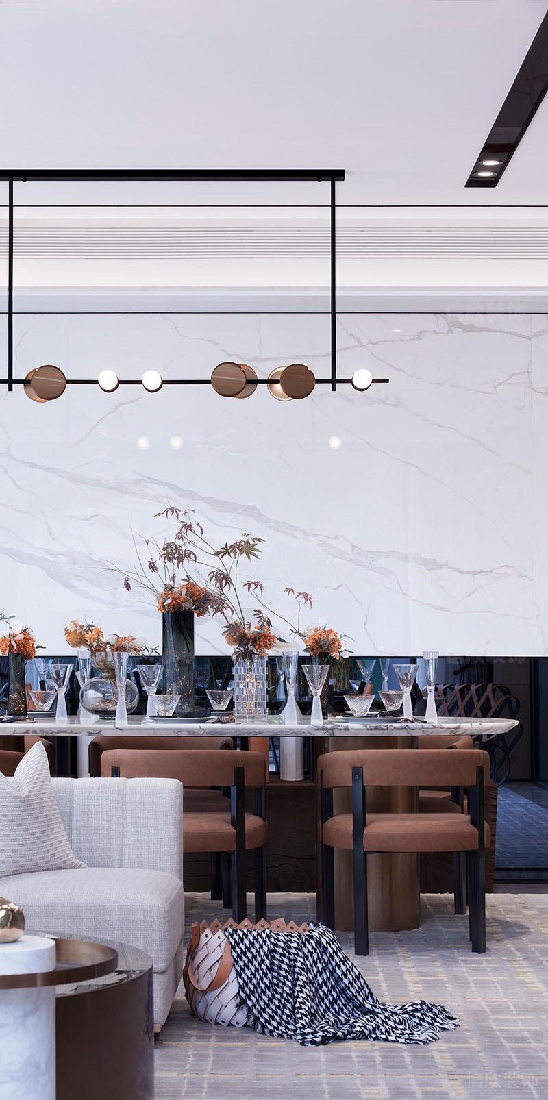 南山区硅谷别墅现代风格装修案例 餐厅