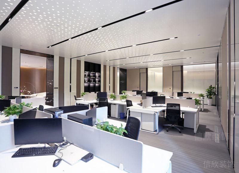 深圳宝安前海HOP国际大厦办公室的设计案例 办公空间