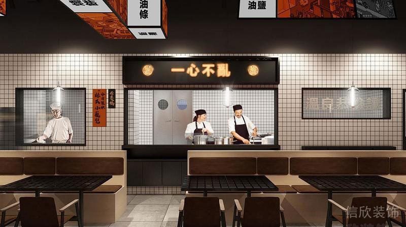 深圳龙华餐饮装修设计公司案例 餐厅