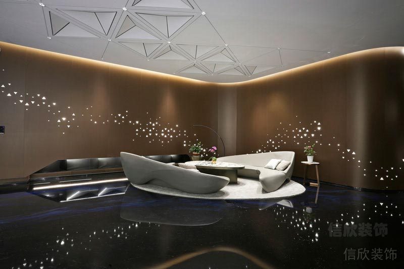 深圳宝安前海hop国际大厦办公室的设计案例 大厅