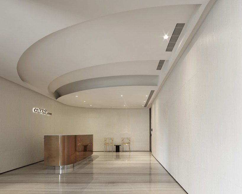 深圳罗湖现代风格办公室装修设计案例前厅