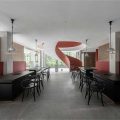 现代中式风格京味餐厅装修设计用餐大厅效果图