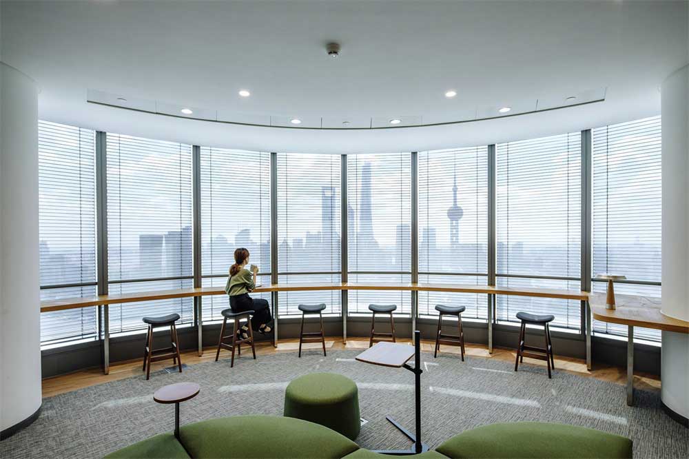 上海至合律师事务所田园风办公室设计装修休闲区
