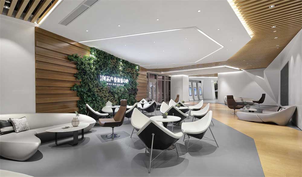 深圳宝安区现代风格高级办公室设计装修-洽谈区
