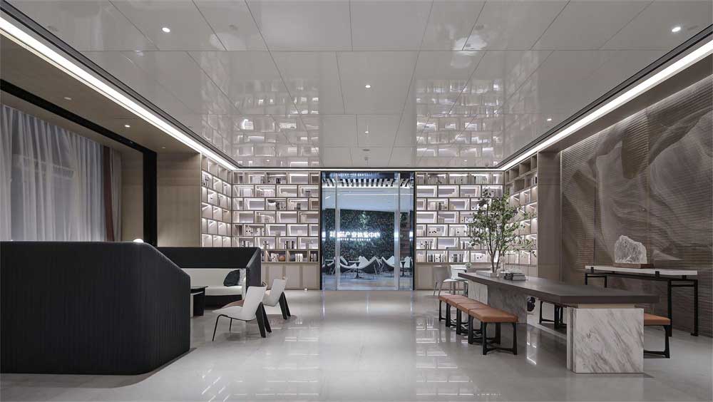 深圳宝安区现代风格高级办公室设计装修-洽谈区