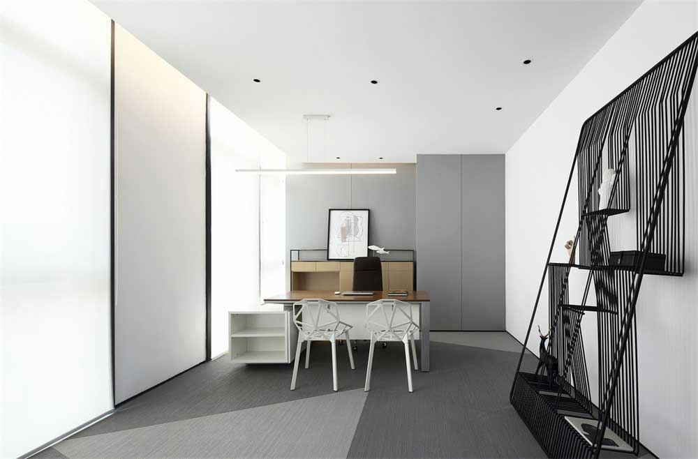深圳市宝安1000平现代风格办公室装修设计经理室