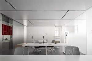 深圳福田800平方现代简约风格办公室装修办公区效果图