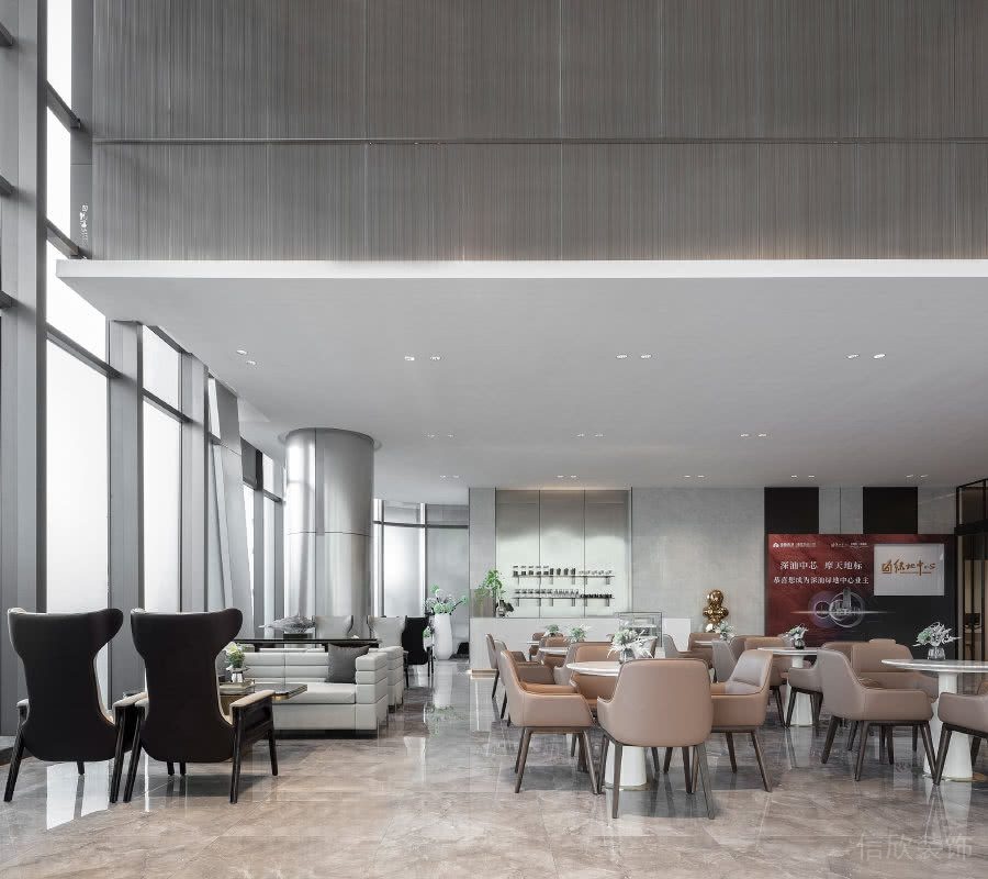 售楼处接待大厅装修效果图