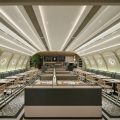 深圳龙华中海锦城现代美式风格西餐厅装修案例大厅效果图