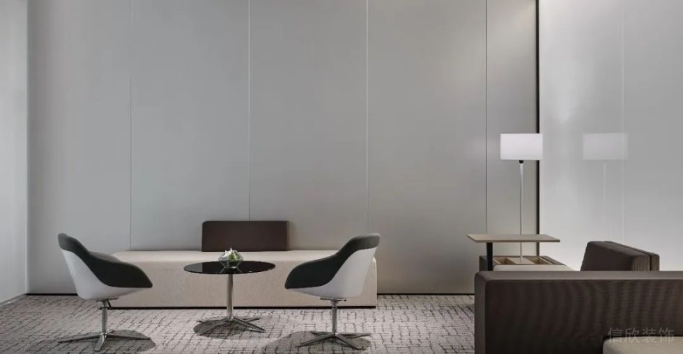 深圳南山康佳研发大厦1000平方米现代风格办公室装修案例休息室家具组合