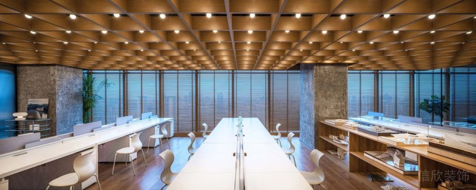 大新时代大厦北欧时尚风格办公室装修设计方案 公共办公区 (2)