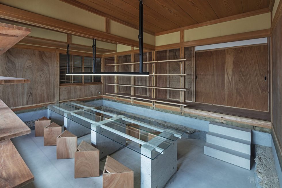 时间谷创意大厦日式原木风办公室装修方案 二层会议室