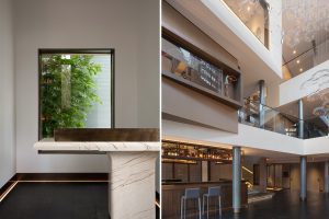 深圳市龙岗区新中式风格餐厅白色开阔大厅装修设计