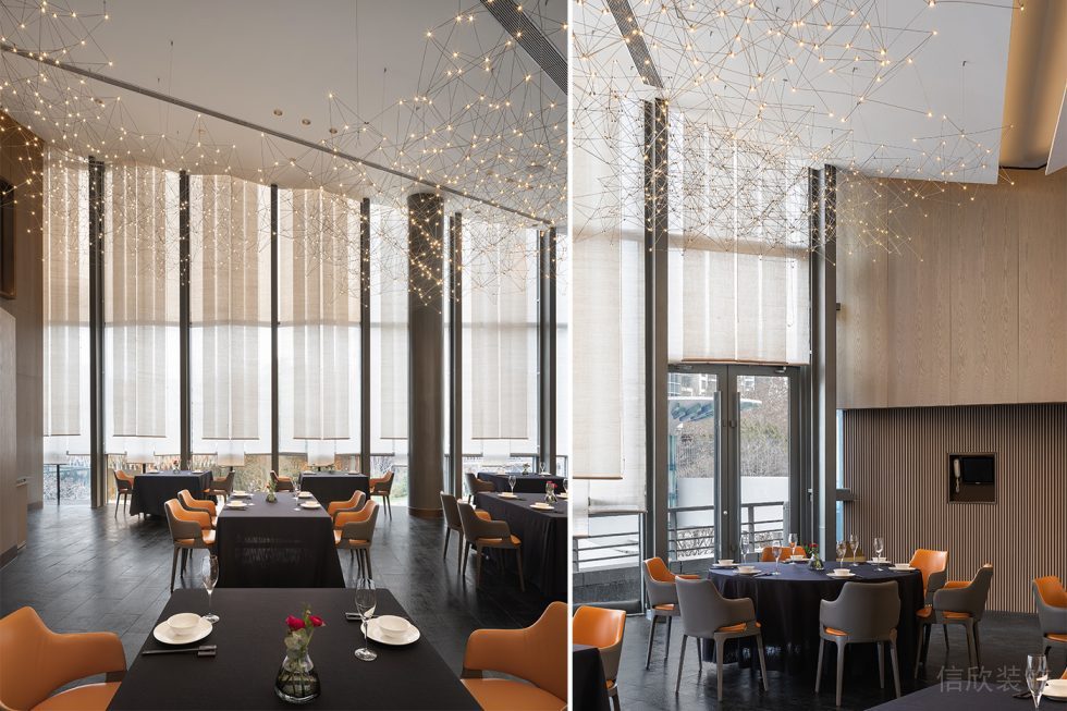深圳市龙岗区新中式风格餐厅舒适开放式用餐区装修设计
