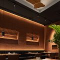 复古工业风餐厅壁龛暗藏灯带设计图