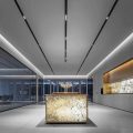 现代简约风办公室装修方案 玻璃隔断会议室