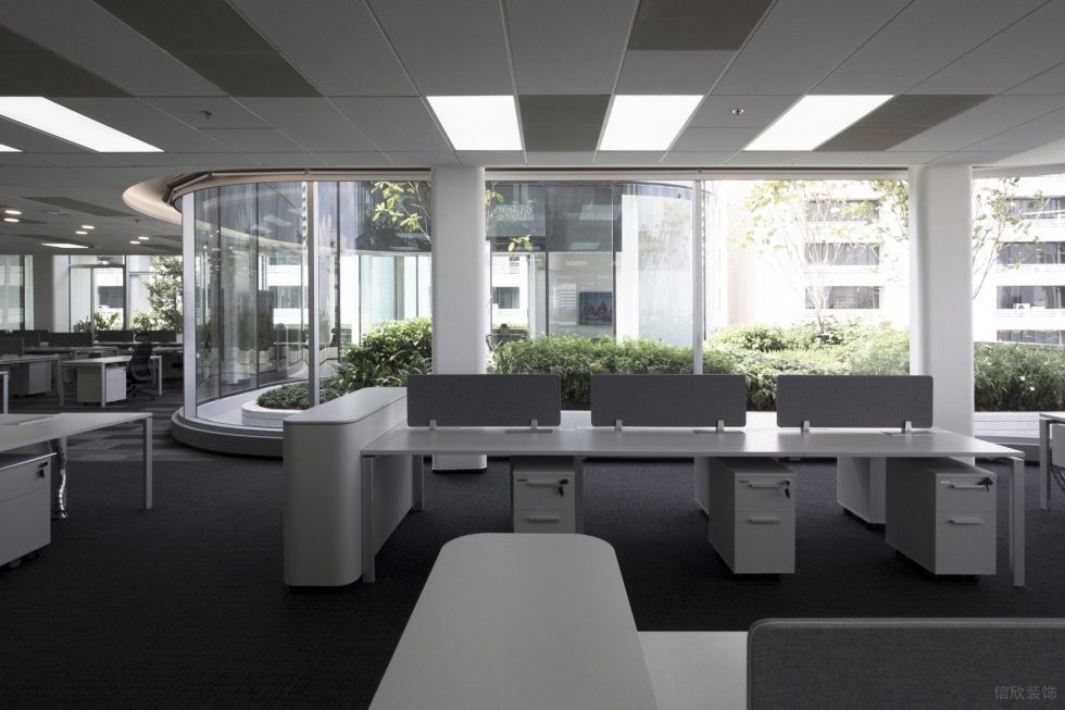 现代时尚办公室装修设计 公共办公区 (3)