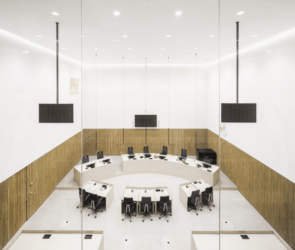 素雅现代风办公室装修设计白木色座谈室