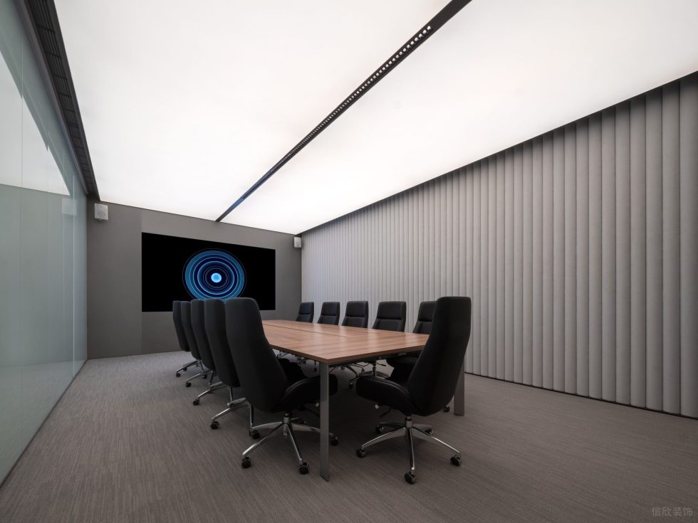 现代时尚多功能照明灯具展厅设计 会议室灯光效果