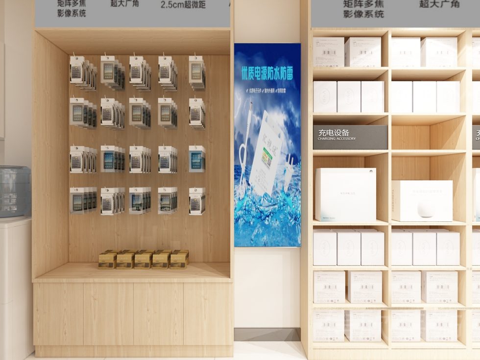 深圳南山西丽手机数码店配件柜设计图