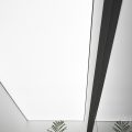 白色极简风办公空间展示区软膜天花吊顶装修设计