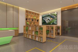 深圳市健康绿色木与枝科尔达教育培训中心基地茶水间与自由阅读区域