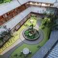 养老院中间庭院景观